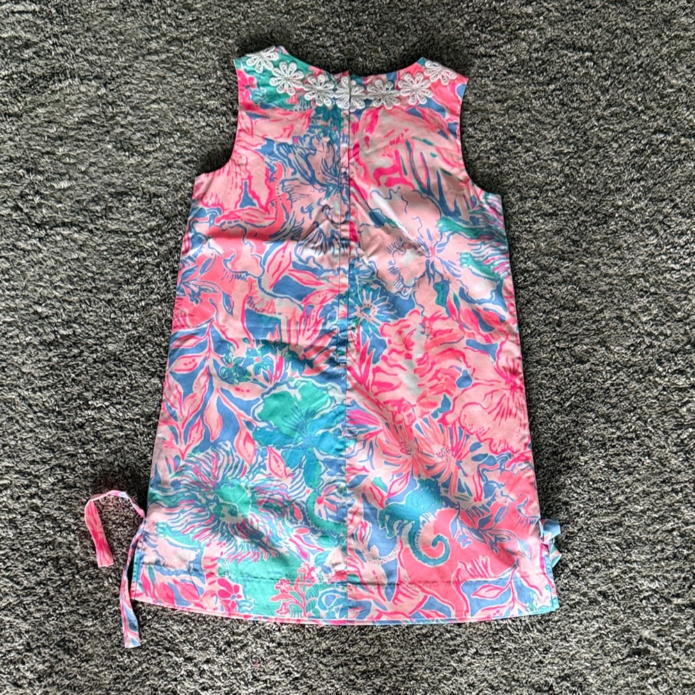 Lilly Pulitzer Pink and Blue Kids Dress - Picture 2 of 4